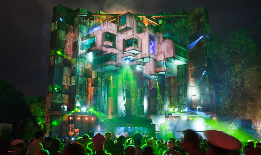 Genosys Block 9 | Glastonbury Festival | Projection Mapping with Igloo Vision | Adam Spring | Official Website