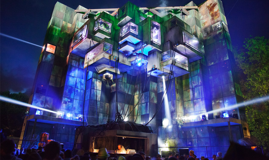 Genosys Block 9 | Glastonbury Festival | Projection Mapping with Igloo Vision | Adam Spring | Official Website