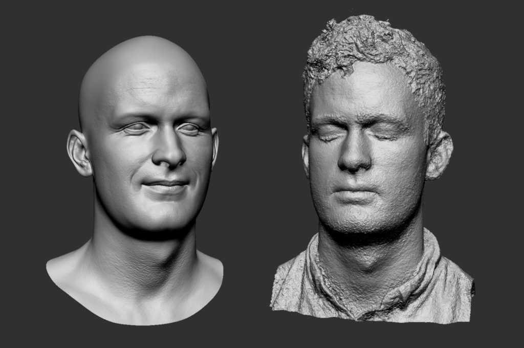 Head Scanning | 3D Portrait | Adam Spring | Official Website